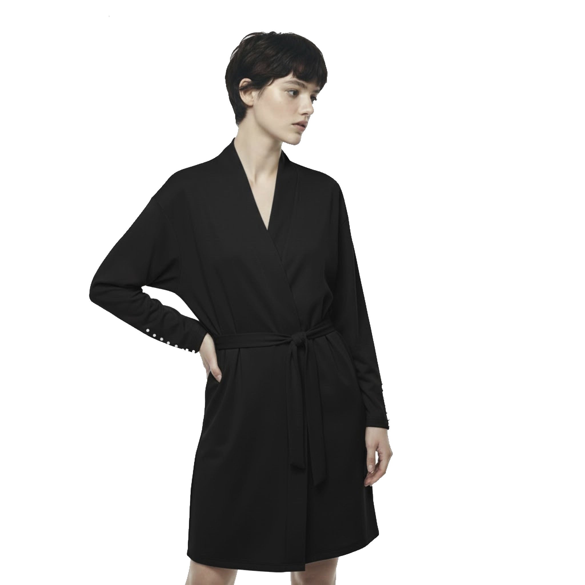 Cepli Kuşaklı Hırka