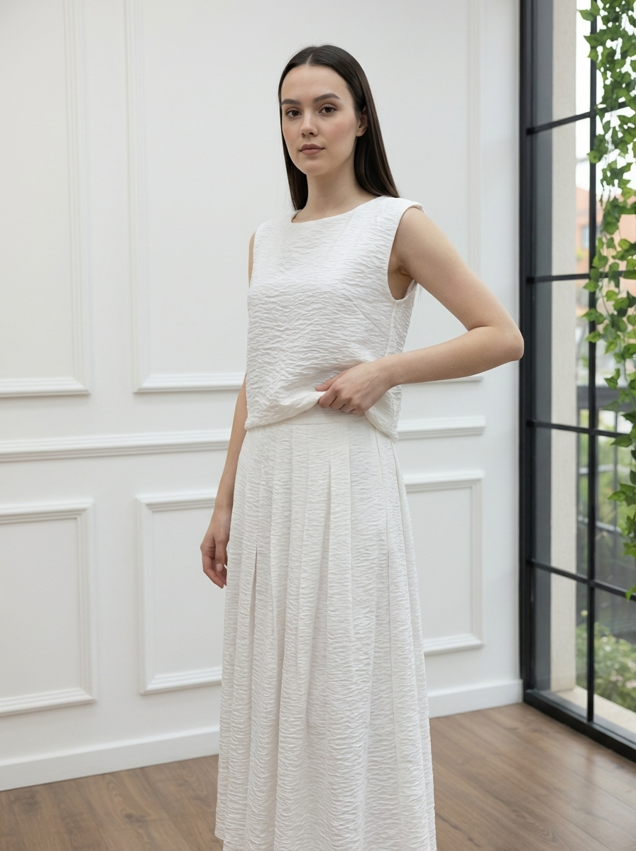 Vatkal Kolsuz Elbise Takım